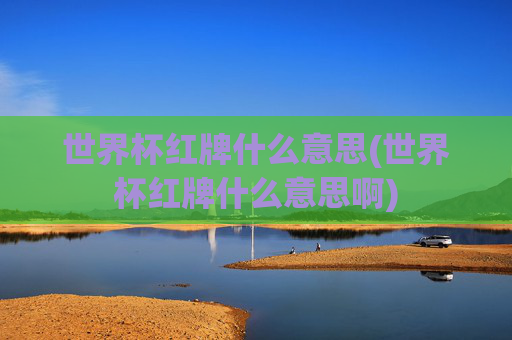 世界杯红牌什么意思(世界杯红牌什么意思啊)