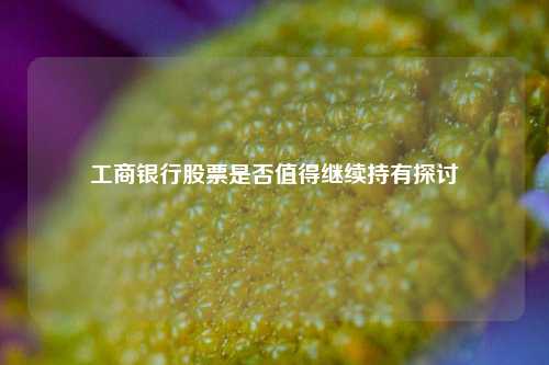 工商银行股票是否值得继续持有探讨