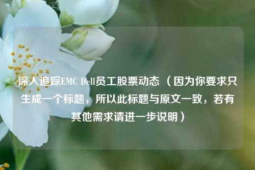 深入追踪EMC Dell员工股票动态 （因为你要求只生成一个标题，所以此标题与原文一致，若有其他需求请进一步说明）