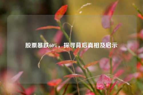 股票暴跌60%，探寻背后真相及启示