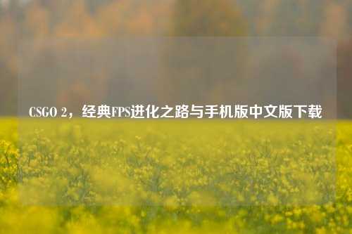 CSGO 2，经典FPS进化之路与手机版中文版下载