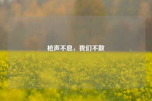 枪声不息，我们不散