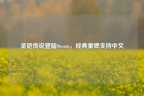 圣铠传说登陆Steam,经典重燃支持中文