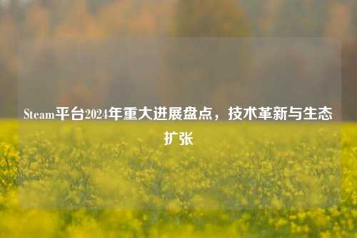 Steam平台2024年重大进展盘点,技术革新与生态扩张