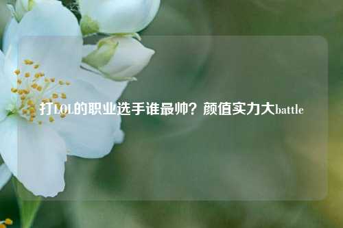 打LOL的职业选手谁最帅？颜值实力大battle