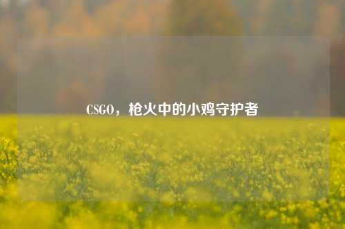 CSGO，枪火中的小鸡守护者