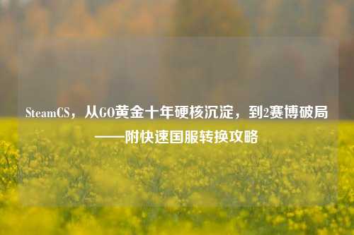 SteamCS,从GO黄金十年硬核沉淀,到2赛博破局——附快速国服转换攻略