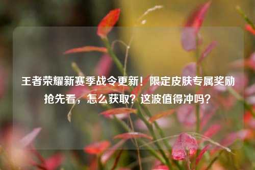 王者荣耀新赛季战令更新！限定皮肤专属奖励抢先看，怎么获取？这波值得冲吗？
