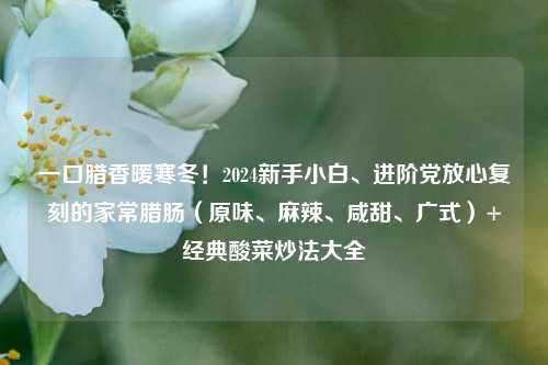 一口腊香暖寒冬!2024新手小白、进阶党放心复刻的家常腊肠(原味、麻辣、咸甜、广式)+经典酸菜炒法大全
