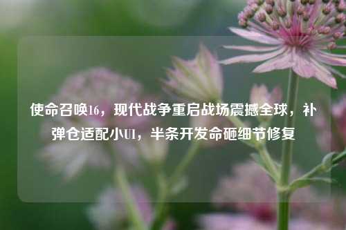 使命召唤16,现代战争重启战场震撼全球,补弹仓适配小UI,半条开发命砸细节修复