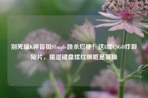 别死磕K神盲狙S1mple跳杀烂梗！这8部CSGO炸裂短片，攥湿键盘揉红眼眶是基操
