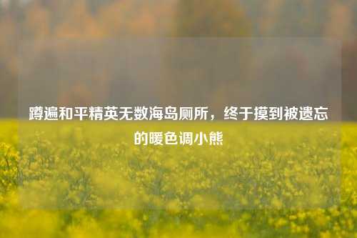 蹲遍和平精英无数海岛厕所，终于摸到被遗忘的暖色调小熊