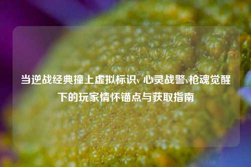 当逆战经典撞上虚拟标识v 心灵战警v枪魂觉醒下的玩家情怀锚点与获取指南